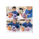 Schulzz 3in1 Vantuzlu Duyusal Eğitici Oyuncak Salyangoz Mama Sandalyesi Oyuncağı LİLA