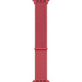 Schulzz Apple Watch Özel Seri 42-44 mm 2-3-4-5-6-SE Uyumlu Spor Loop Dokuma Kordon - Kırmızı