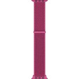 Schulzz Apple Watch Özel Seri 42-44 mm 2-3-4-5-6-SE Uyumlu Spor Loop Dokuma Kordon - Pembe