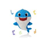 Schulzz Baby Shark Uyumlu Daddy Shark Ithal Müzikli Oyuncak Peluş 30 Cm