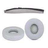 Schulzz Beats Solo 2 Wireless Solo 3 Uyumlu Kafa Bandı ve Kulaklık Pedi Seti - Gri