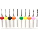 Schulzz Dremel 10 Parça 0.25 mm 1.15 mm Karbür Delme Matkap Ucu