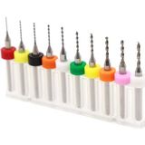 Schulzz Dremel Matkap Ucu 10 Parça 0.10 Mm 1.10 Mm Karbür Delme Mikro