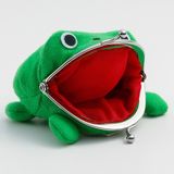 Schulzz Frogcoin Metal Klips Burslu Kurbağa Bozuk Paralık Kese Tipi Cüzdan - Yeşil - Yeşil