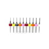Schulzz Karbür Delme Mikro Dremel Uyumlu Matkap Ucu 10 Parça 0.25 mm 1.15 mm