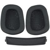 Schulzz Logitech G633 G933 G935 G635 G933S G633S Kulaklık Pedi ve Kafa Koruma Sünger - Siyah