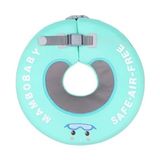 Schulzz Mambobaby Bebek Yüzme Boyun Simidi Emniyet Kemerli 0-12 KG Yeşil Renk