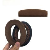 Schulzz Sennheiser HD598 HD598 Cs HD598SE Hd 598 Sr HD518 HD558 HD595 HD599 HD569 HD579 Uyumlu Kulaklık Pedi ve Kafa Bandı - Kahverengi