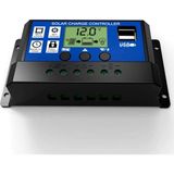 Schulzz Solar Güneş Paneli Akü Şarj Kontrol Regülatörü 20A-12V/24V