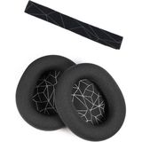 Schulzz Steelseries Arctis 3 5 Yedek Kafa Bandı ve Kulaklık Pedi Set Kulaklık Yastığı Süngeri Headband - Bej