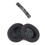 Schulzz Steelseries Arctis 3 5 Yedek Kafa Bandı ve Kulaklık Pedi Set Kulaklık Yastığı Süngeri Headband - Koyu Yeşil