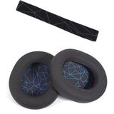 Schulzz Steelseries Arctis 3 5 Yedek Kafa Bandı ve Kulaklık Pedi Set Kulaklık Yastığı Süngeri Headband - Lacivert
