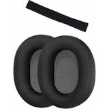 Schulzz Steelseries Arctis 3 ve 5 Uyumlu Kulaklık Pedi ve Kafa Koruma Bandı - Siyah