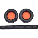 Schulzz Steelseries Siberia 840800 Uyumlu Kulaklık Pedi ve Kafa Bandı - Siyah