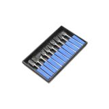 Schulzz Tungsten Ahşap Oyma 10 Adet Uç Seti Dremel Gravür Matkap Uçları Üst Kalite Matkap Uçları Ahşap Oym