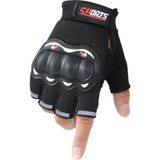 Schulzz Yarım Parmak Korumalı Paintball Motorcross Bisiklet Motorsiklet Eldiveni