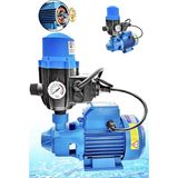 Schutzenger 0.37KW 0.5 Hp Aleminyum Sargılı Paket Hidrofor Sistem Su Pompası Su Motoru SC60ALEMINYUM - Mavi - 2 L
