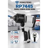 SCHUTZENGER 1/2 Havalı Bıjon Somun Sıkma Makinesi 680 Nm Tork Güçü Arka Darbe Ayarlı 7445S Pro Seri 2 Yıl Garanti