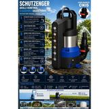 SCHUTZENGER 1250VR Su Motoru Akıllı Kontrollü Temiz ve Kirli Su Motoru Dalgıç Su Pompası 6 Kademeli Çalışma 3.5 Hq Bakır Sargı Germany