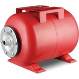 Schutzenger 24 Lt (Litre) Yatık Genleşme Tankı (Hidrofor Tankı) SC-YATAY24 SCYATAY24 - Kırmızı