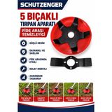 SCHUTZENGER 5 Bıçaklı Tırpan Aparatı Fide Arası Çim ve Yabani Ot Temizleme Başlığı