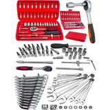 SCHUTZENGER 58 Parça 1/4" Otomatik Cırcırlı Mini Lokma Takımı Yüksek Karbonlu Çelik