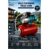 SCHUTZENGER 920JET SU POMPASI HİDRAFOR PASLANMAZ 50 LİTRELİK TANK BAKIR SARGI 5 DAİRELİK SU MOTORU OTOMATİK