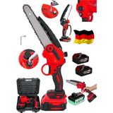SCHUTZENGER Alman 906 Rp 10 Pilli Otomatik Yağlamalı Çift Bataryalı Zinçirli Odun Dal Budama Makinası 20 cm Pala