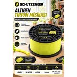 SCHUTZENGER Altıgen Tırpan Misinası 5,0 mm 360 Metre Profesyonel Çim ve Ot Biçme Ipi