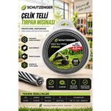 SCHUTZENGER Çelik Telli Tırpan Misinası 4,0 mm 23 Metre Ssa Çelik Güçlendirilmiş Profesyonel Çim Ot Biçme Kesim Ipi