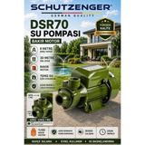 SCHUTZENGER Dsr 80 Tazikli Su Pompası 1 Hr Dinamo Su Motoru Isınma Karşı Koruma 1 Inç Mavi