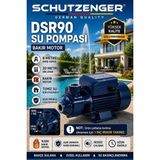 SCHUTZENGER Dsr 90 Bakır 1 Hr Su Motoru Dinamosu 1 Inç Su Pompası 8 mt Emiş 150-200 mt Yatay Su Atar
