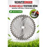 SCHUTZENGER Elmas Uçlu Testere Disk Benzinli Motorlu Tırpan Çim ve Ot Biçme Başlığı