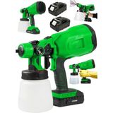 SCHUTZENGER F6200 Çift Akülü Boya Tabancası Çift Akülü Sprey Boya Püskürtme Makinesi Şarjlı Kablosuz
