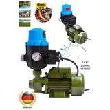 SCHUTZENGER Germany Ikili Set Su Pompası 0.75 Hp 0.55 Kw Paket Hidrofor Otomatik Sistem Su Pompası