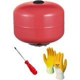 Schutzenger Italyan Profesyonel 24 Litre Küre Tank Hidrofor Genleşme Tankı Sc-Tank SC24TAN - 24 lt - Kırmızı