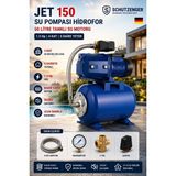 SCHUTZENGER JET150 Hirafor Su Pompası 1.5 Hp Otomatik Çalışma 5 Daire 50 Lt Tank Setli Su Pompası Demonte Bakır