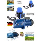 SCHUTZENGER Otomatik Sistem Su Motoru Hidroforu 1.5 Hp 5 Kat 5 Daire 8 Metre Emiş 55 Mt Dit Atar