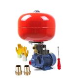 SCHUTZENGER Qb60 0.75 Hp 24 Lt Tank Santrifüj Otomatik Hidrofor Pompa Paket Hidrofor 2 Kat 2 Daire Rekor Takımlı FULSET2