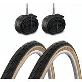 Schwalbe 700X28 Delta Cruiser K-Guard Amber Yanak Yüksek Performanslı Dış Lastik Seti