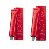 Schwarzkopf 2 Adet Igora Royal 7-57 Kumral-Altın Bakır Saç Boyası