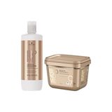 Schwarzkopf Blondme Premium Lift 9+ Toz Saç Açıcı ve 30 Volum Oksidan Tüm Saç Tipleri İçin Koruyucu Etki