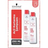 Schwarzkopf Bonacure Bc Clean Acil Kurtarma Şampuanı 250ML x 2 Adet - Yıpranmış Veya Işlem Görmüş Saçlar Için