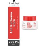 Schwarzkopf Bonacure BC Clean Acil Kurtarma Yoğun Onarıcı Saç Maskesi 200 ml – Vegan, Silikon ve Renklendirici İçermeyen, Yıpranmış Saç Onarımı - 1