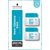 Schwarzkopf Bonacure Bc Clean Nem Yükleme Kürü 200ML x 2 Adet - Kuru ve Kıvırcık Saçlar Için