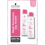 Schwarzkopf Bonacure Bc Clean Renk Koruyucu Saç Kremi 200ML x 2 Adet - Renklendirilmiş Saçlar Için