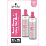 Schwarzkopf Bonacure Bc Clean Renk Koruyucu Sprey Saç Kremi 400ML x 2 Adet - Renklendirilmiş Saçlar Için