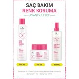 Schwarzkopf Bonacure Bc Clean Turunculaşma Karşıtı Renk Koruyucu Şampuan + Kür + Sprey Saç Kremi
