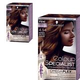 Schwarzkopf Colour Specialist 4.54 Güneş Işıltılı Kahve 2 Adet Saç Boyası