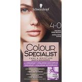 Schwarzkopf Colour Specialist Doğal Koyu Kahve 4.0 Krem Saç Boyası OmegaPlex ile Kırılma Karşıtı Etki